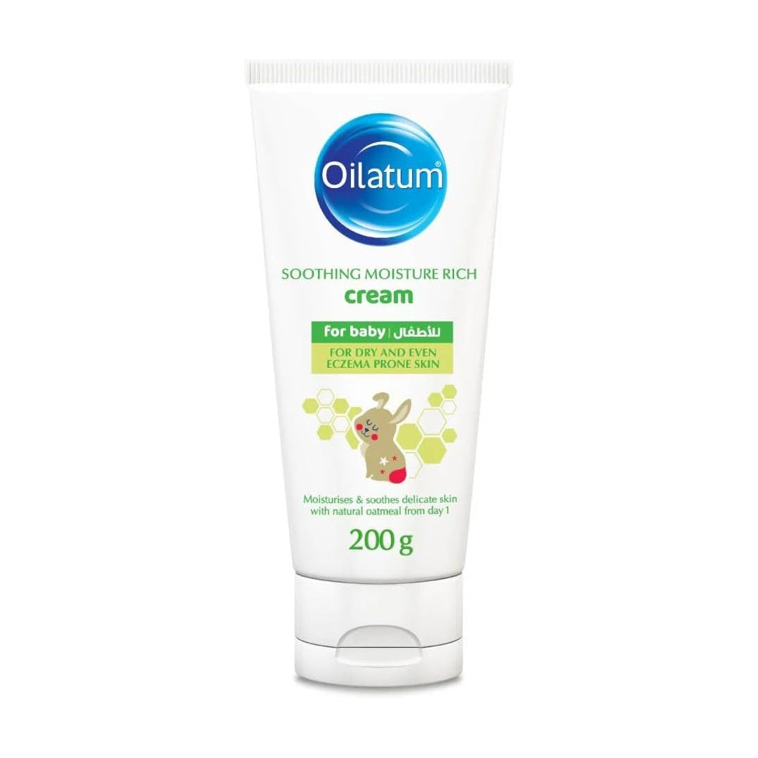 Oilatum Baby Soothing Moisture Rich Cream 200g – oatmeal-infused for dry skin
