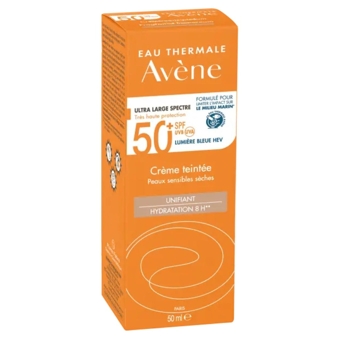 Avène Tinted Cream SPF 50+ 50 ml – high protection tinted sunscreen