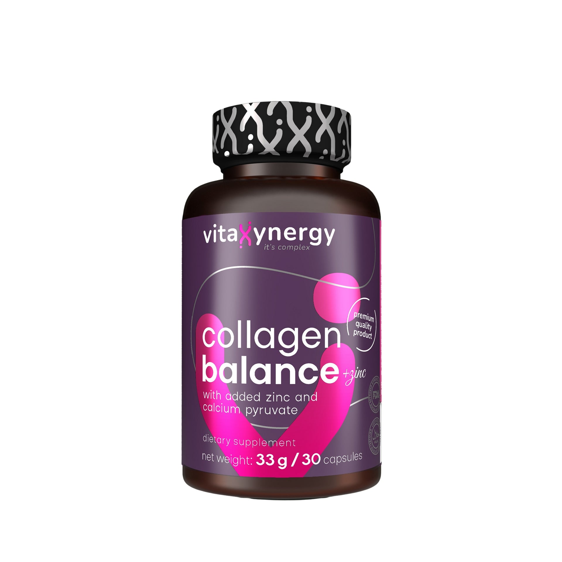 Vitaxynergy Collagen Balance + Zinc – 30 Capsules | Skin & Joint Support