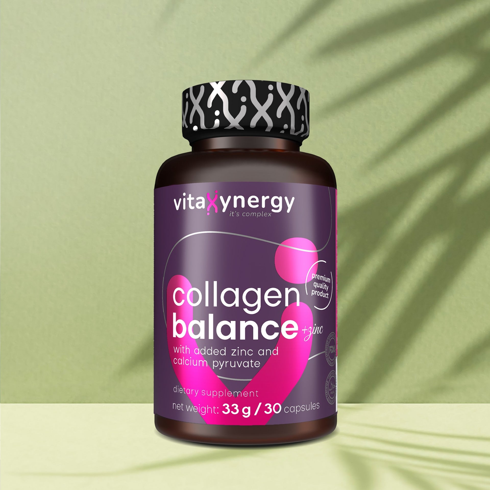 Vitaxynergy Collagen Balance + Zinc – 30 Capsules | Skin & Joint Support