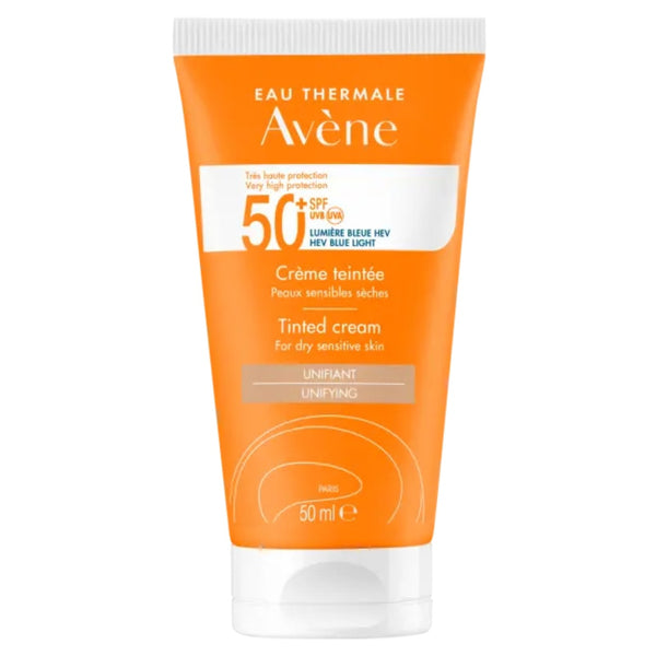 Avène SPF 50+ Tinted Sunscreen Cream 50ml – high protection for sensitive skin
