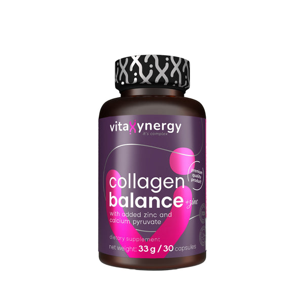Vitaxynergy Collagen Balance + Zinc – 30 Capsules | Skin & Joint Support