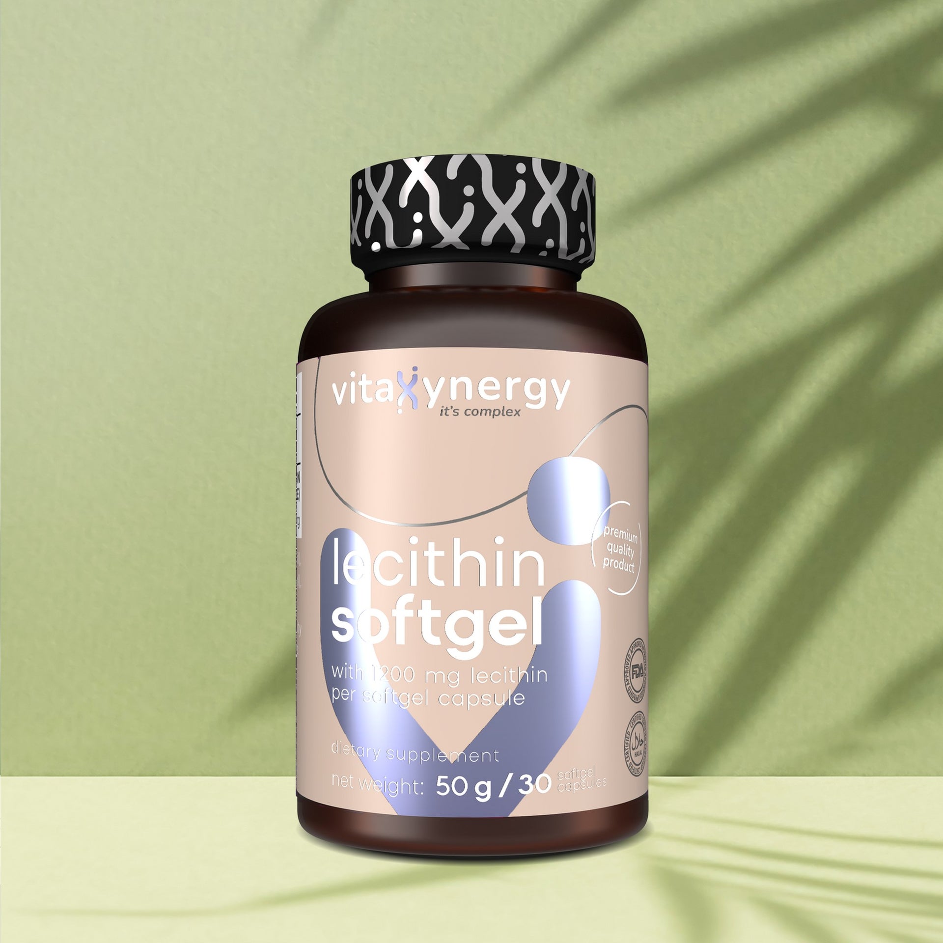 Vitaxynergy Lecithin 1200mg – 30 Softgels | Brain, Liver & Heart Support